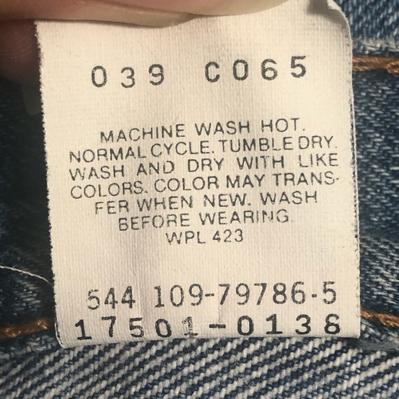 Authentic 80s Vintage Levi’s 17-501 Jeans - Picture 6 of 6